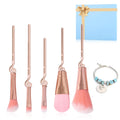 WeChip Anime Theme Cosmetic Brush Set (6PCS) with Bracelet — Playful, Youthful Makeup Tools