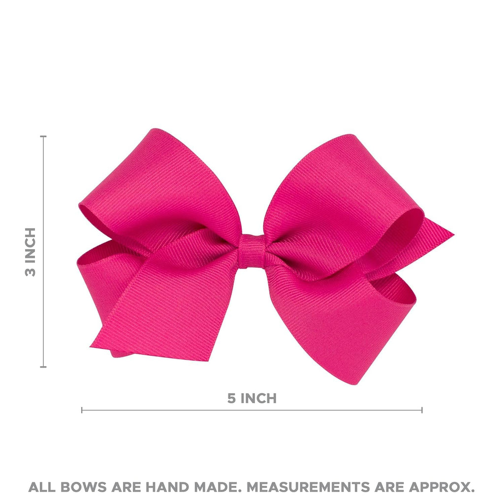 Wee Ones Girls' Confetti Sequin Grosgrain Hair Bow – Medium