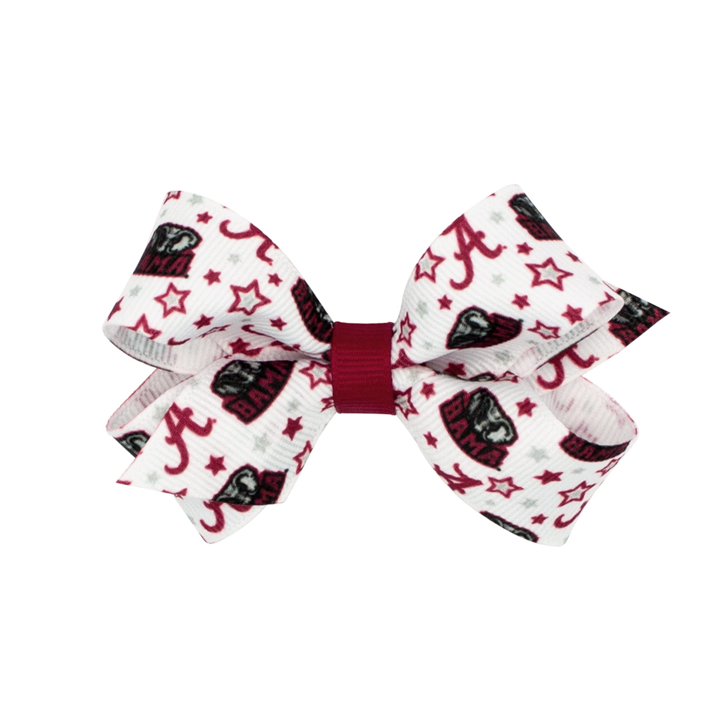 Divine Creations Alabama Game Day Logo Hair Bow | WeeStay Clip by Wee Ones