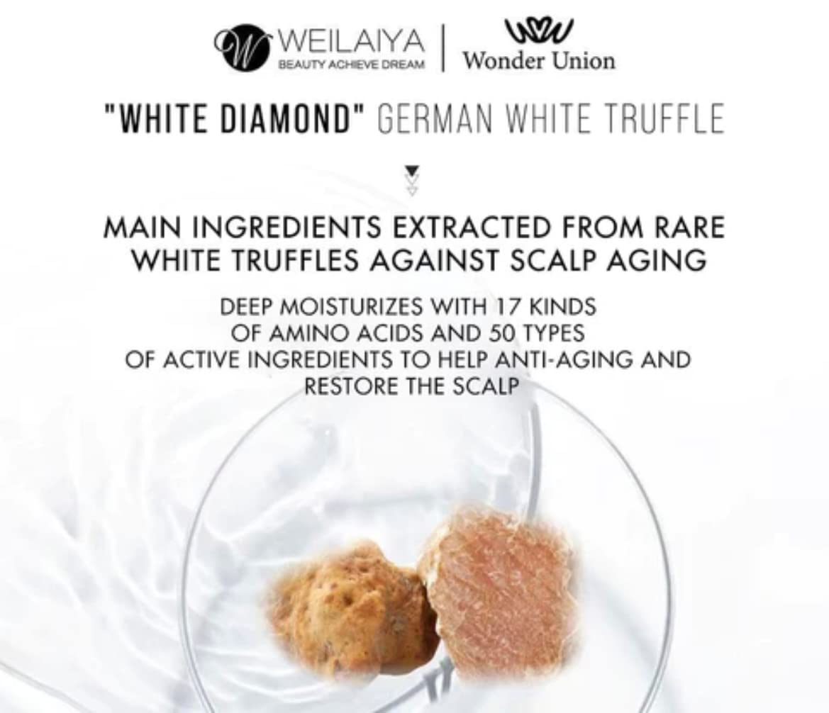 Weilaiya White Truffle Shampoo & Conditioner Duo (450mL) — Frizz Control, Repair & Nourishing