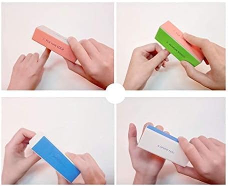 WEILUSI 4-Way Nail Buffer Block Kit – 6 Pack Nail Files & Buffers