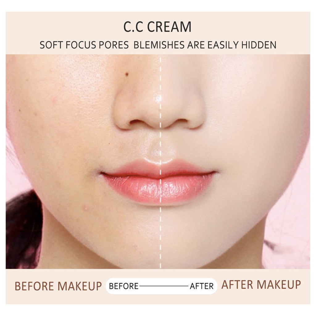 Weispo Skin Tone Adjusting CC Cream SPF 50 – 2022 New Cosmetics (Natural Color & Ivory)