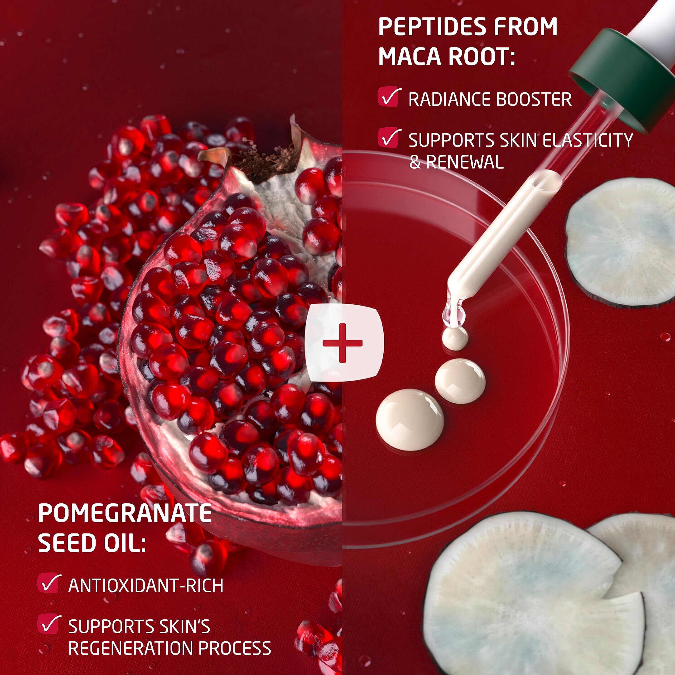Weleda Plumping Night Cream – Plant-Rich Moisturizer with Pomegranate & Maca Root Peptides