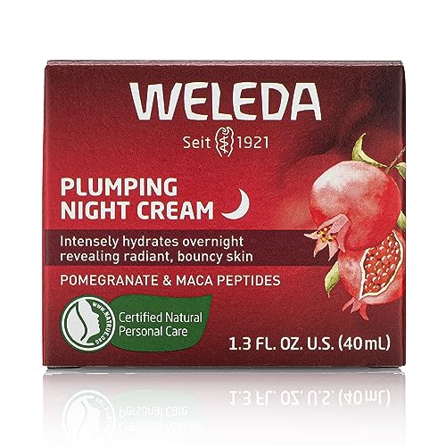 Weleda Plumping Night Cream – Plant-Rich Moisturizer with Pomegranate & Maca Root Peptides