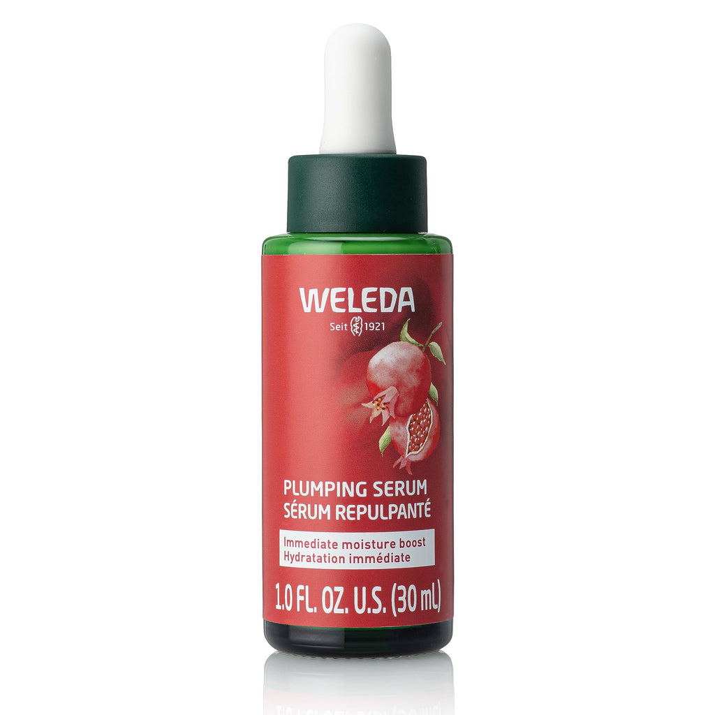 Weleda Face Care Plumping Serum – Plant Rich Serum with Pomegranate & Maca