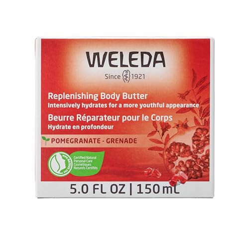 Weleda Replenishing Body Butter - Pomegranate & Plant Extracts, 5 oz
