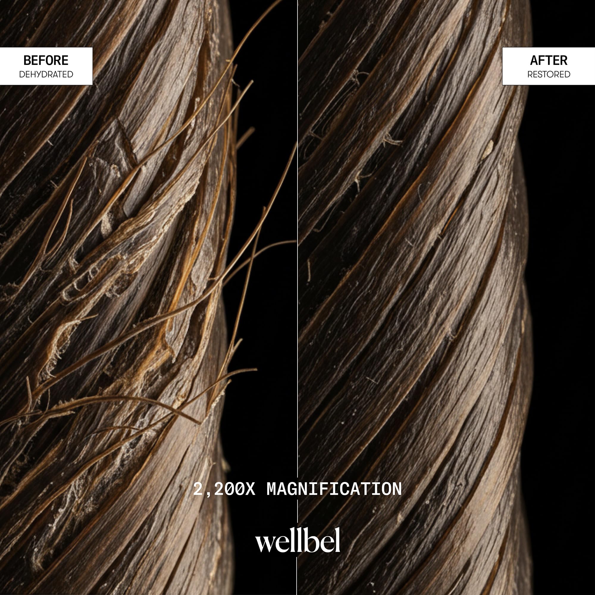 WELLBEL Detox + Restore Duo – Shampoo & Conditioner Set for Scalp Health, Hydration & Frizz Control