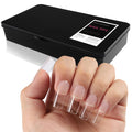 Wellquinn Short Square Nail Tips – 360pcs Full-Cover Gel Extensions for DIY French Manicure