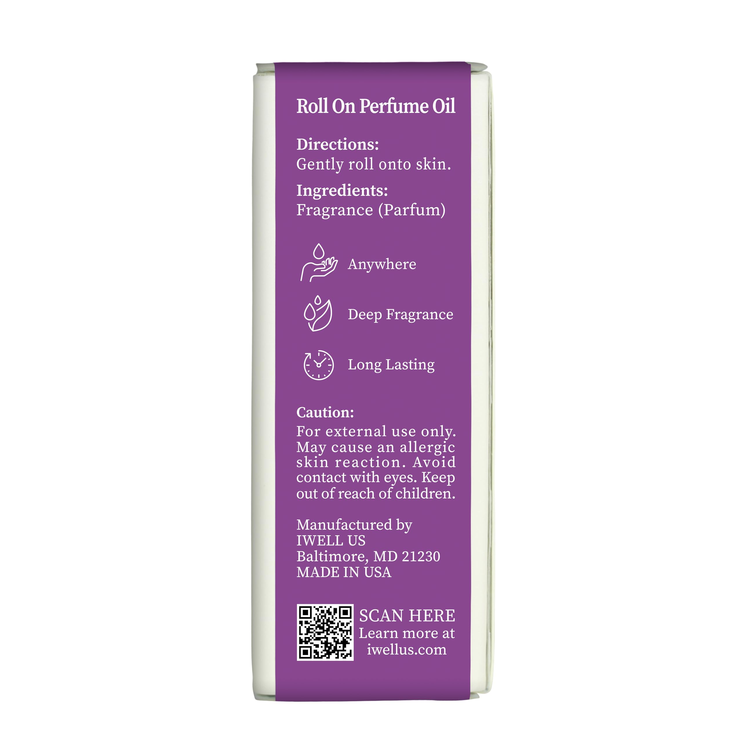 Well's Oil Guci 2 Roll-On Perfume Oil – Long-Lasting, Paraben-Free, 0.33 oz (10 ml)