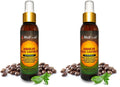 Well's Oil Peppermint + Jamaican Black Castor Oil Spray – 4oz (118ml) Hair Detangler & Leave-In Conditioner (Pack of 2)