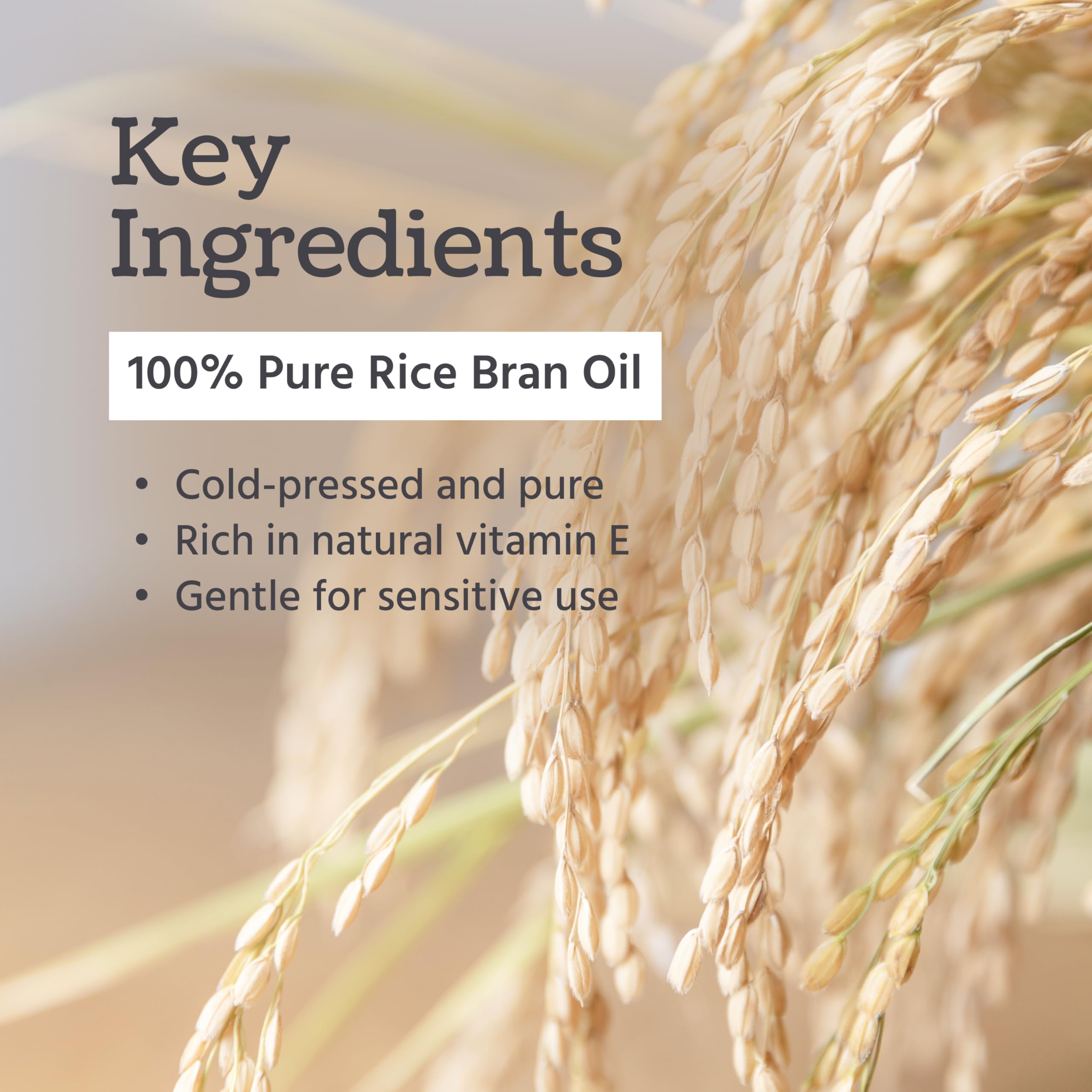 Well’s Oil Rice Bran Oil 4 oz | Pure Carrier Oil for Skin & Hair