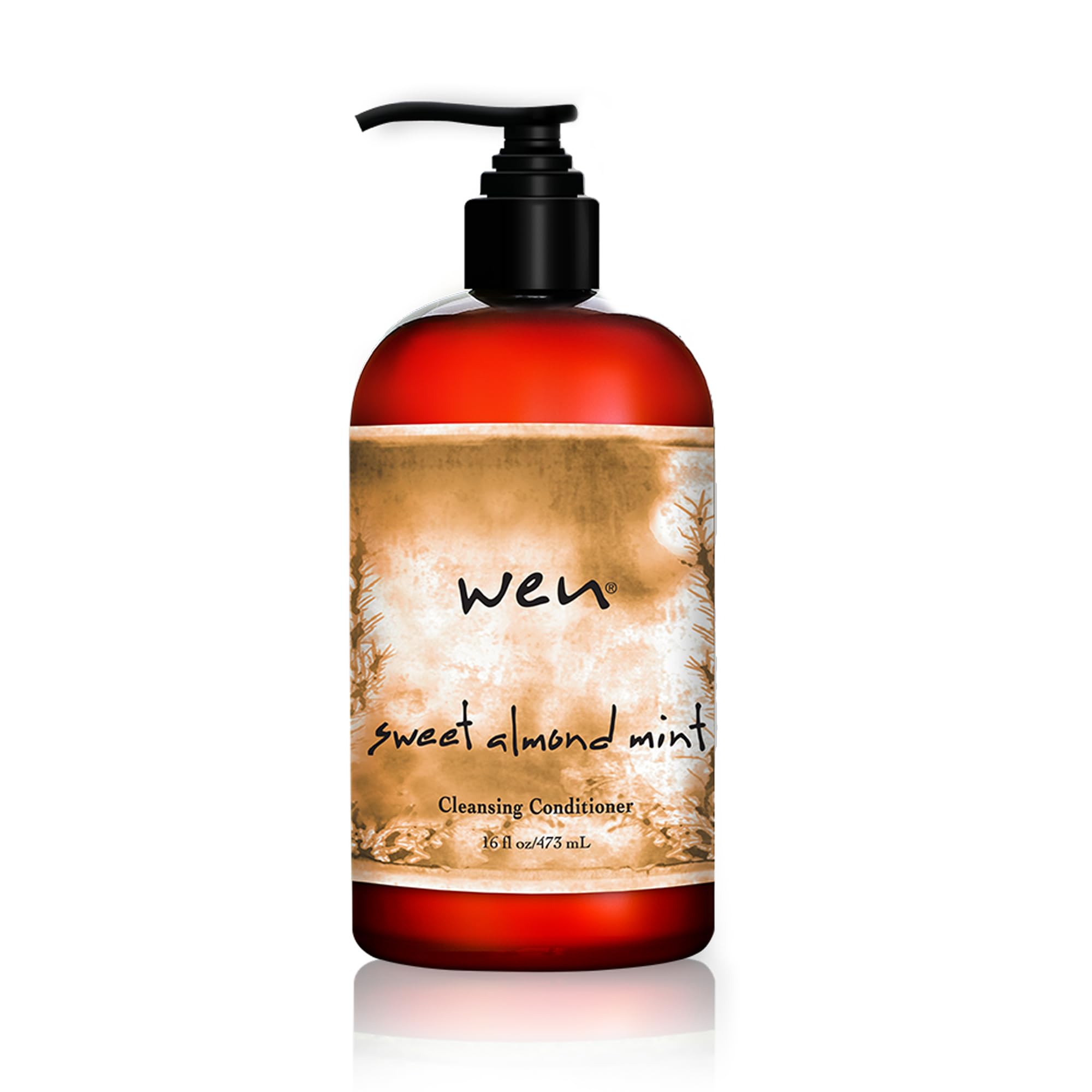 WEN by Chaz Dean Cleansing Conditioner – Co-Wash for Fine or Curly Hair (Sweet Almond Mint, 16 oz)