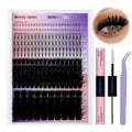 Wendy Lashes Lash Clusters Kit — Bottom Lashes, 3D Spike & Volume, 12–18mm DIY Kit with Bond & Seal