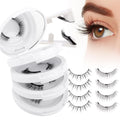 Wendy Lashes: 4-Pairs Reusable Magnetic Eyelashes with Applicator – Natural Look