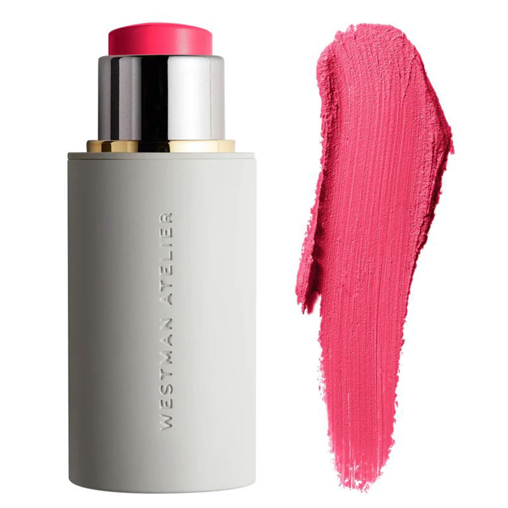 WESTMAN ATELIER Baby Cheeks Blush Stick (Poppet) – Buildable Cream Blush for Cheeks, Lips & Eyes