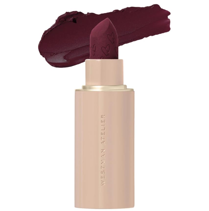 Westman Atelier Lip Suede Lou Lou Matte Lipstick | Hydration & Masque Gift