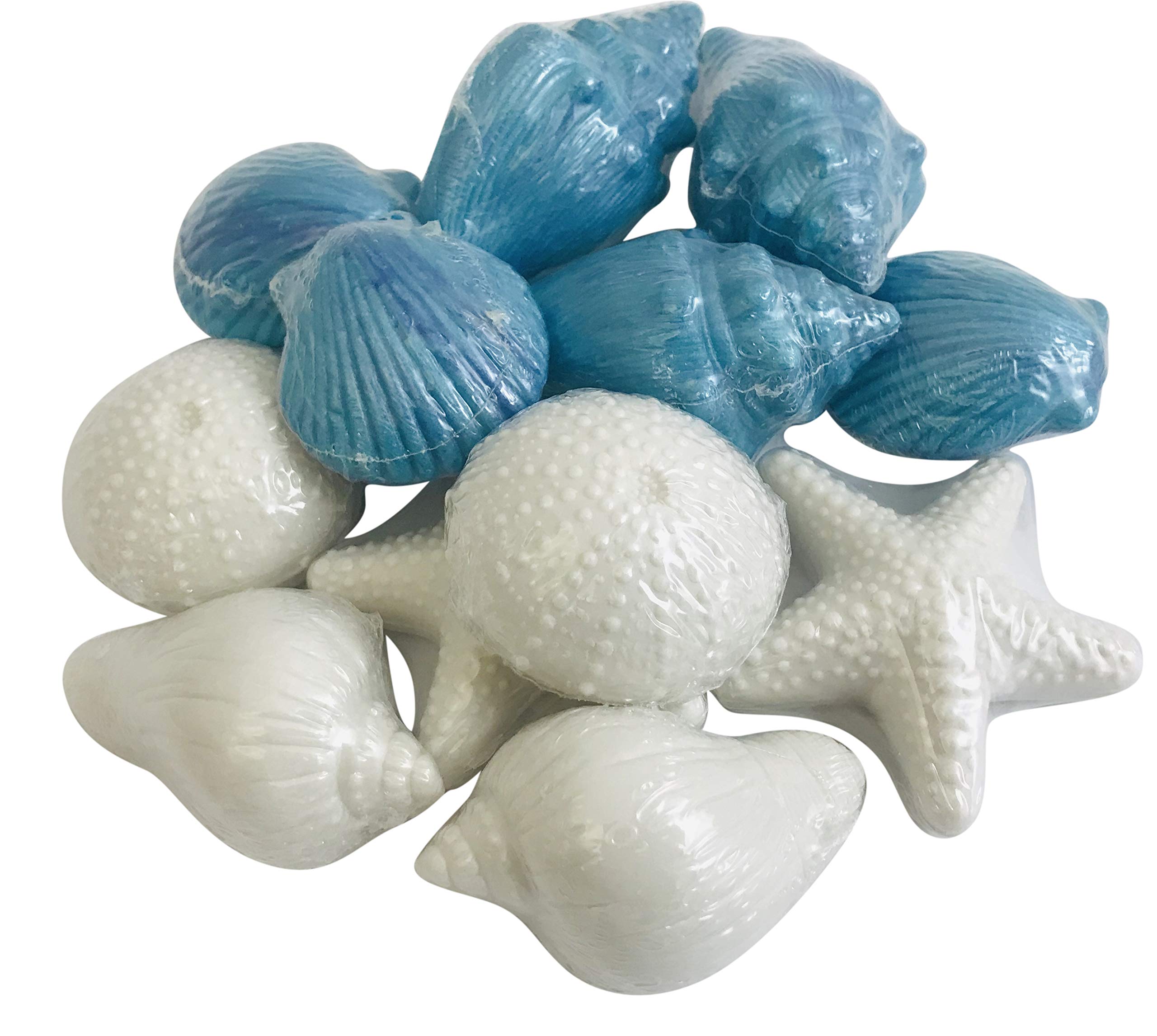 Westman Works Nautical Sea Soap Set – 12 Assorted Beach Shapes