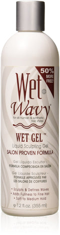 Wet-n-wavy Wet Gel Liquid Sculpting Gel – Salon Proven Formula, 12 oz
