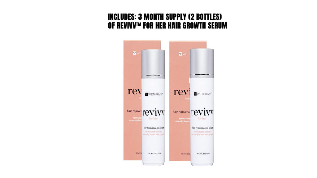 WETHRIVV REVIVV Women’s Hair Serum 2-Pack – Naturally Thicker, Fuller Hair