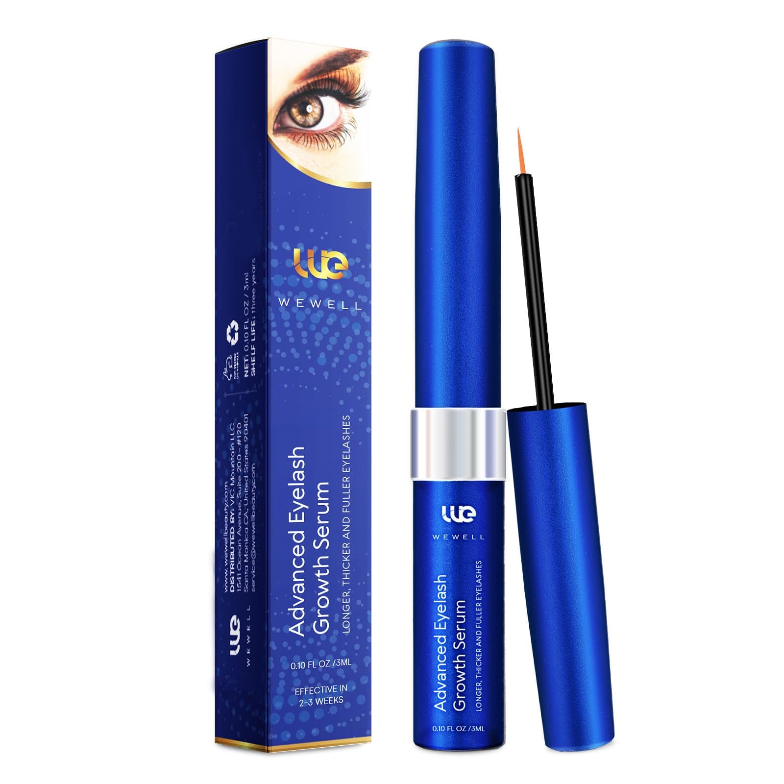 Wewell Advanced Eyelash Growth Serum – Thicker, Longer Lashes (3ml)