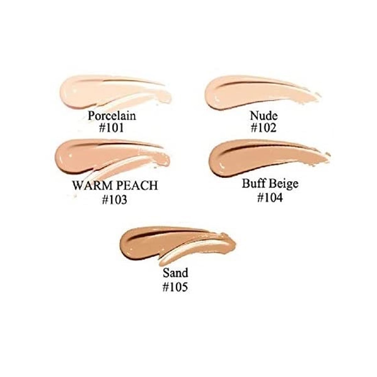WFWJ PHOERA Foundation 2 Pack – Full Coverage Matte Liquid Foundation (102 Nude)