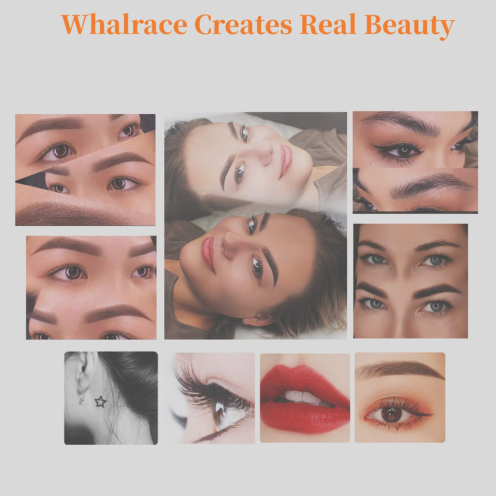 Whalrace PMU Needles 10 Pcs – Safe Disposable 1P/1R Microblading Needles & 1RL Shading for Brows, Eyeliner, Lip Tinting