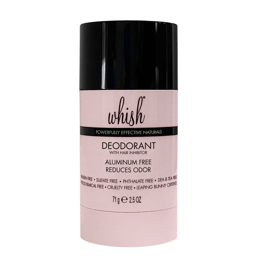 Whish Aluminum-Free Deodorant - Non-Toxic Botanical Formula, Paraben & Sulfate Free, Vegan & Cruelty-Free, 2.5 oz