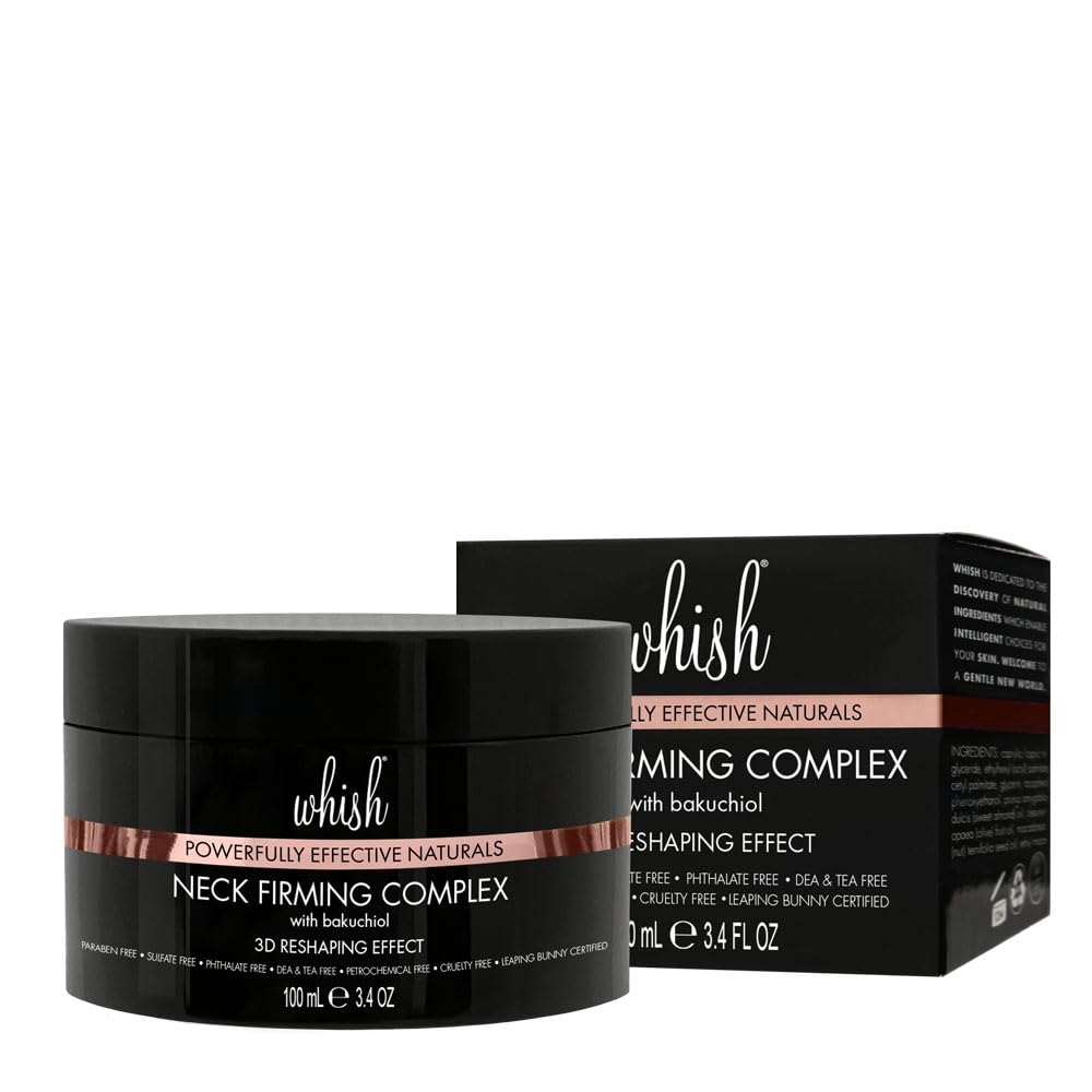 Whish Neck Firming Cream with Bakuchiol – 3D Neck Reshaping (3.4oz)