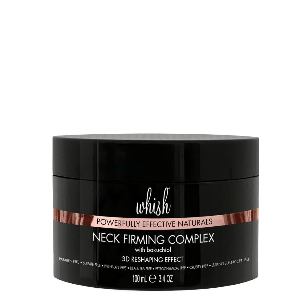 Whish Neck Firming Cream with Bakuchiol – 3D Neck Reshaping (3.4oz)
