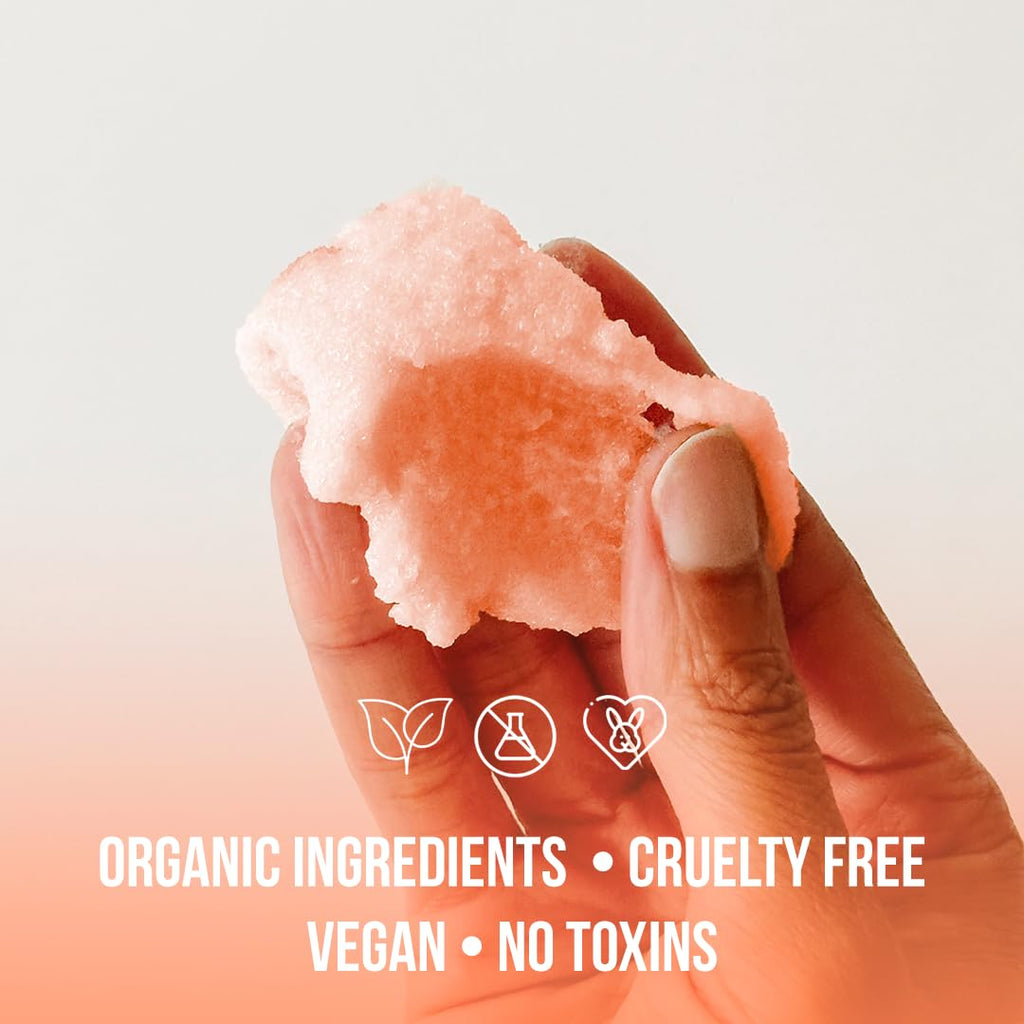 White Naturals Organic Grapefruit Salt Scrub – Exfoliate, Hydrate & Glow