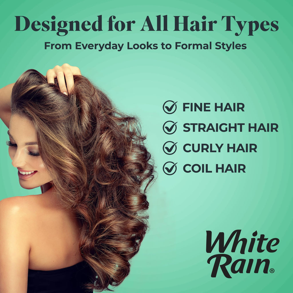 White Rain Hairspray Extra Hold Unscented – Fragrance-Free, Humidity-Resistant Finishing Spray (7 oz, Pack of 12)