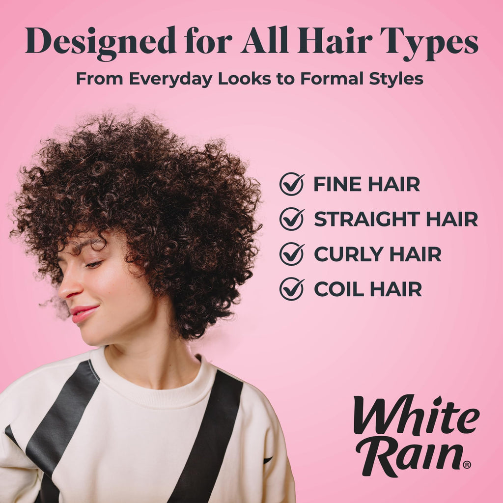 White Rain Hairspray for Women Extra Hold – 4-Pack, Scented, Humidity & Frizz Control, 7 oz