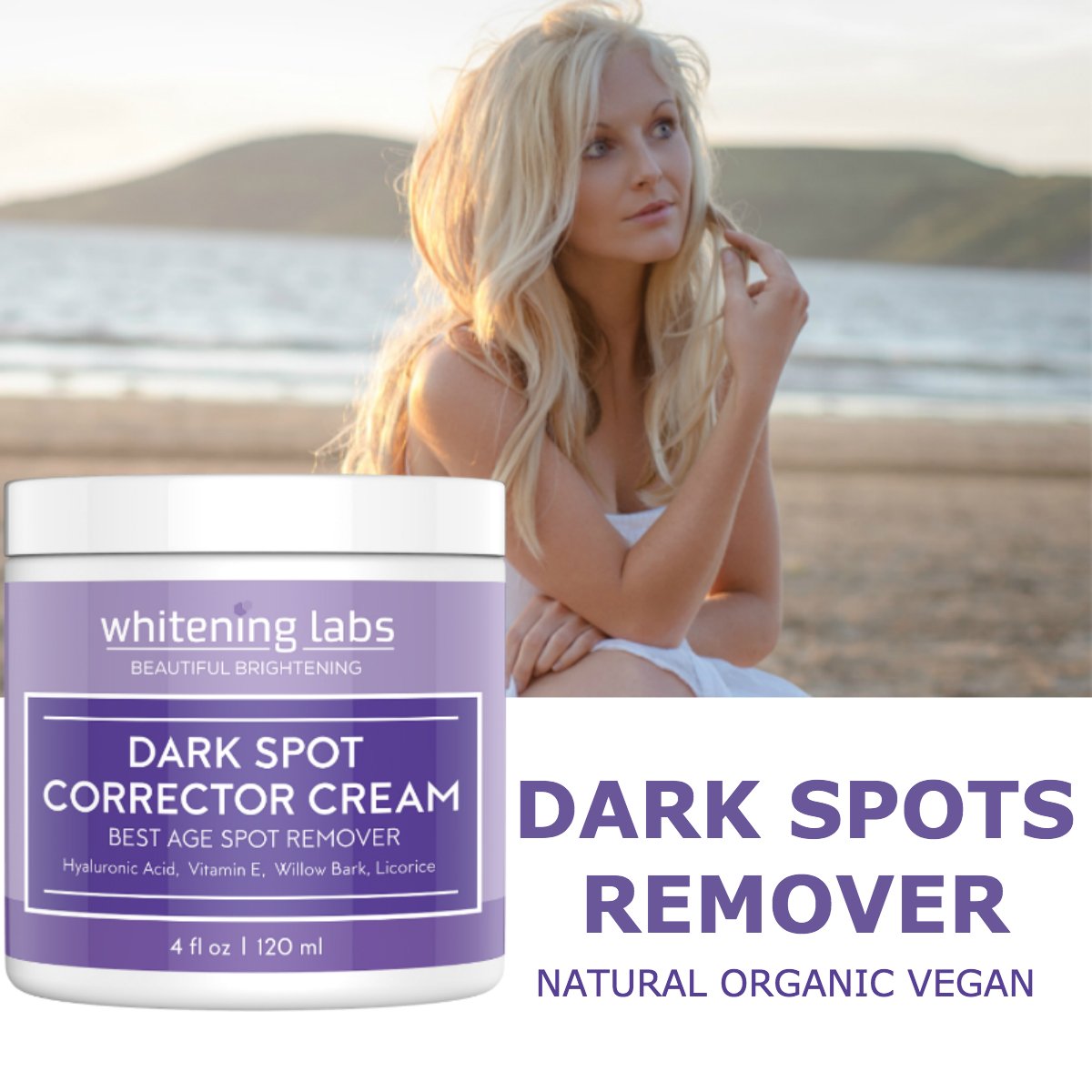 WhiteningLabs Dark Spot Corrector – Anti-Aging Moisturizer for Face & Body