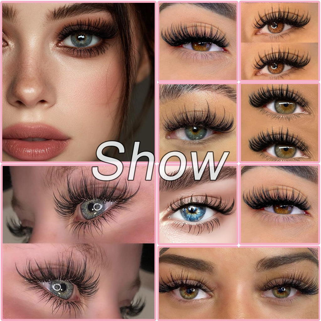 WIGICD Lash Clusters Kit 60D+80D 9-16mm DIY Lash Extensions – 480 Pcs, D Curl, Soft Band