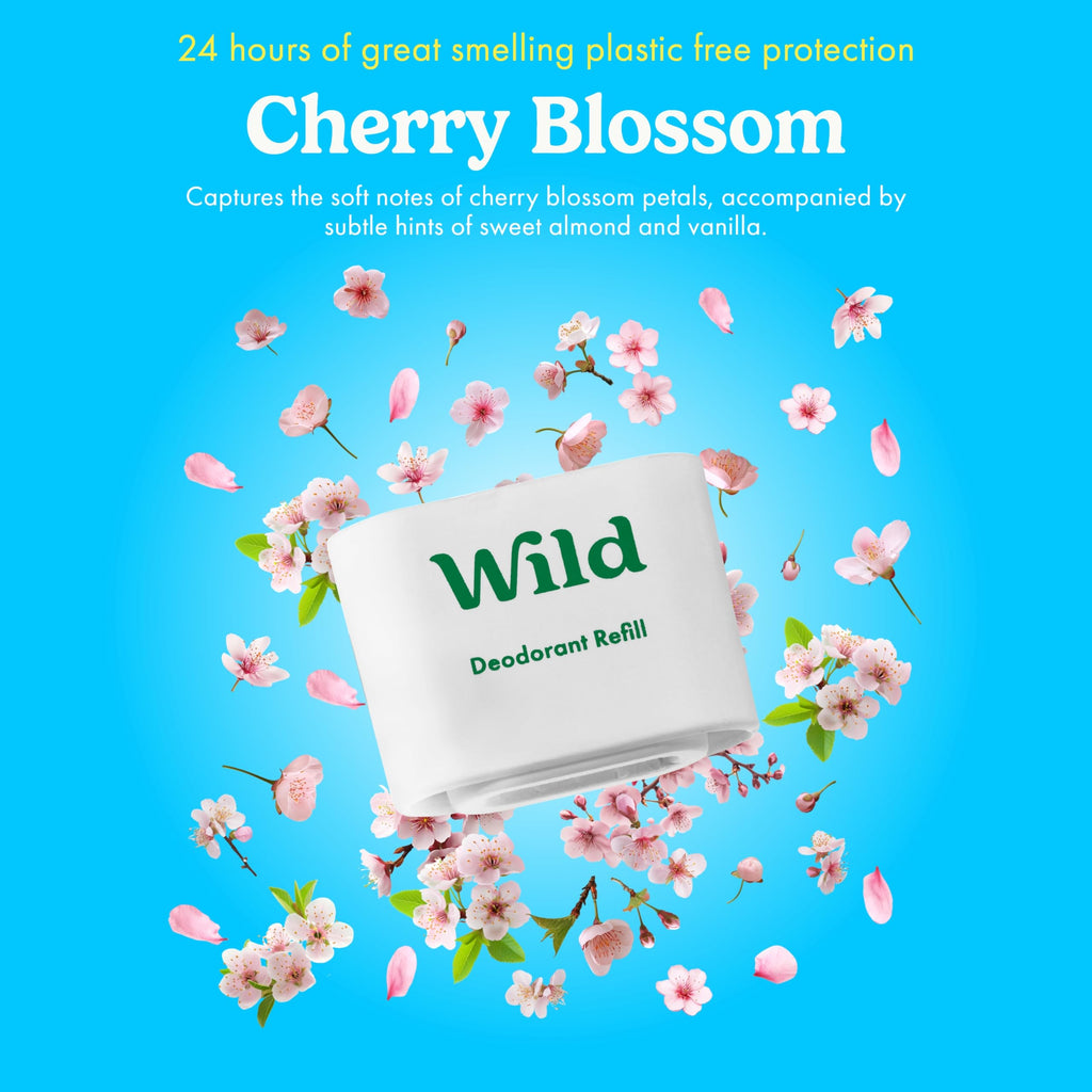 Wild - The Full Monty Starter Kit: Refillable Aluminum-Free Deodorant with 5 Fresh Scents (1.4oz x5) | Vegan