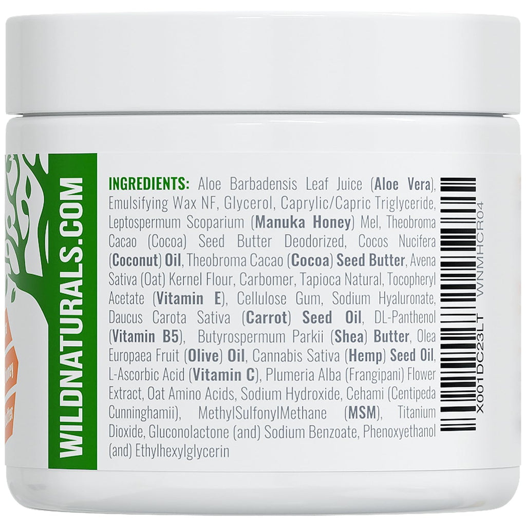 Wild Naturals Manuka Honey Moisturizer – Gentle, Non-Greasy Hydration for Dry & Sensitive Skin