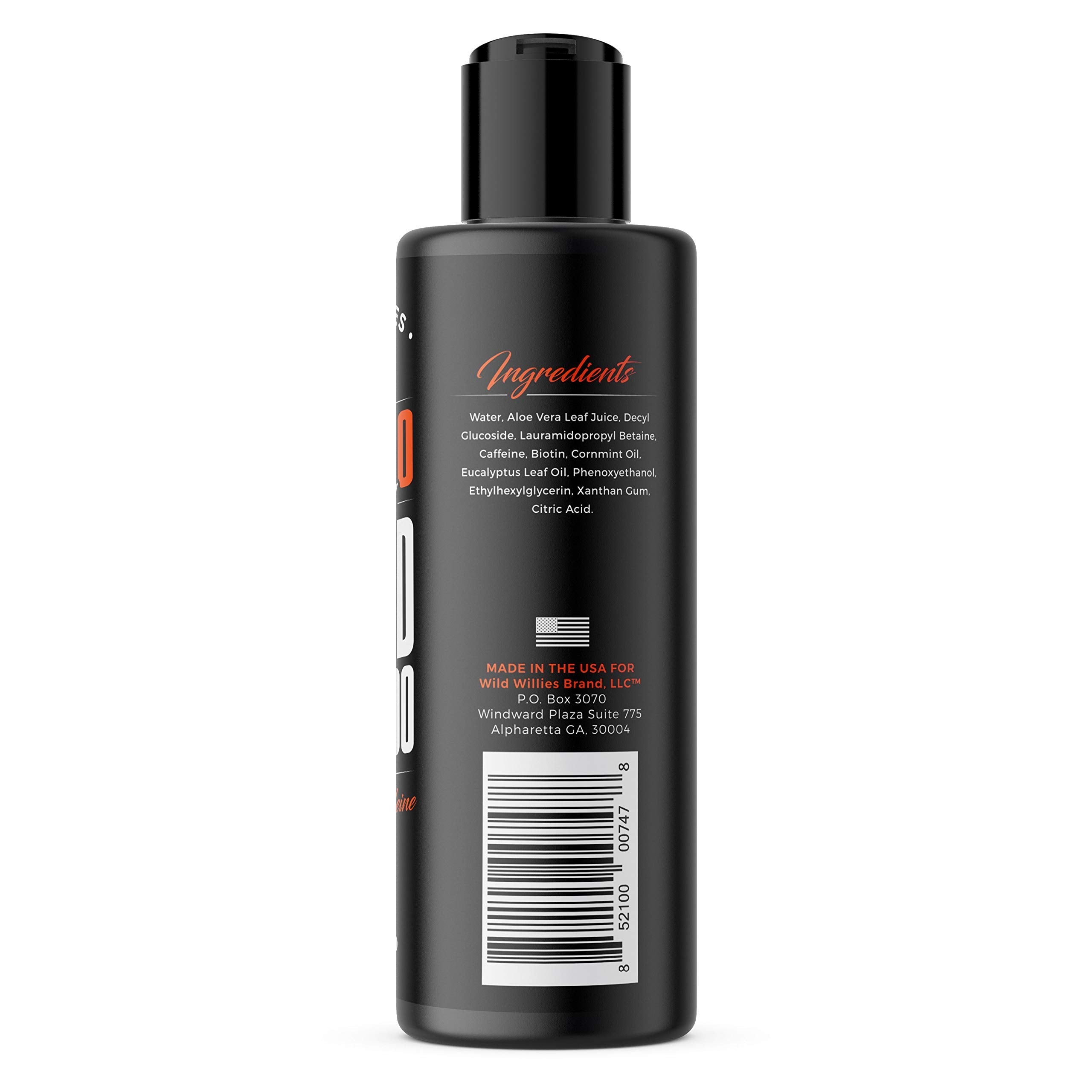 Wild Willies Beard Shampoo with Biotin & Caffeine – Nourishes & Strengthens