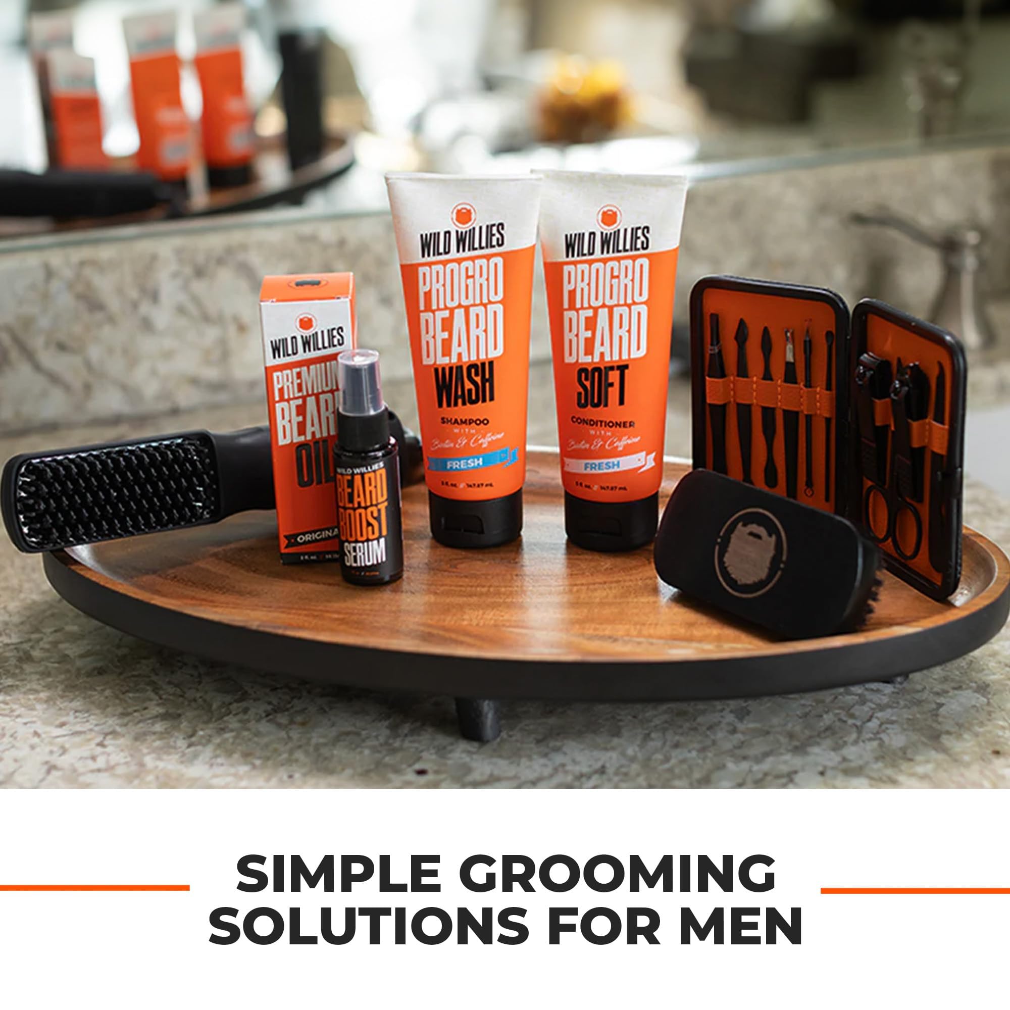 Wild Willies Beard Shampoo with Biotin & Caffeine – Nourishes & Strengthens