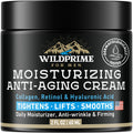 WildPRIME Men's Face Moisturizer Cream - Anti-Aging, Hyaluronic Acid & Avocado Oil - Made in USA