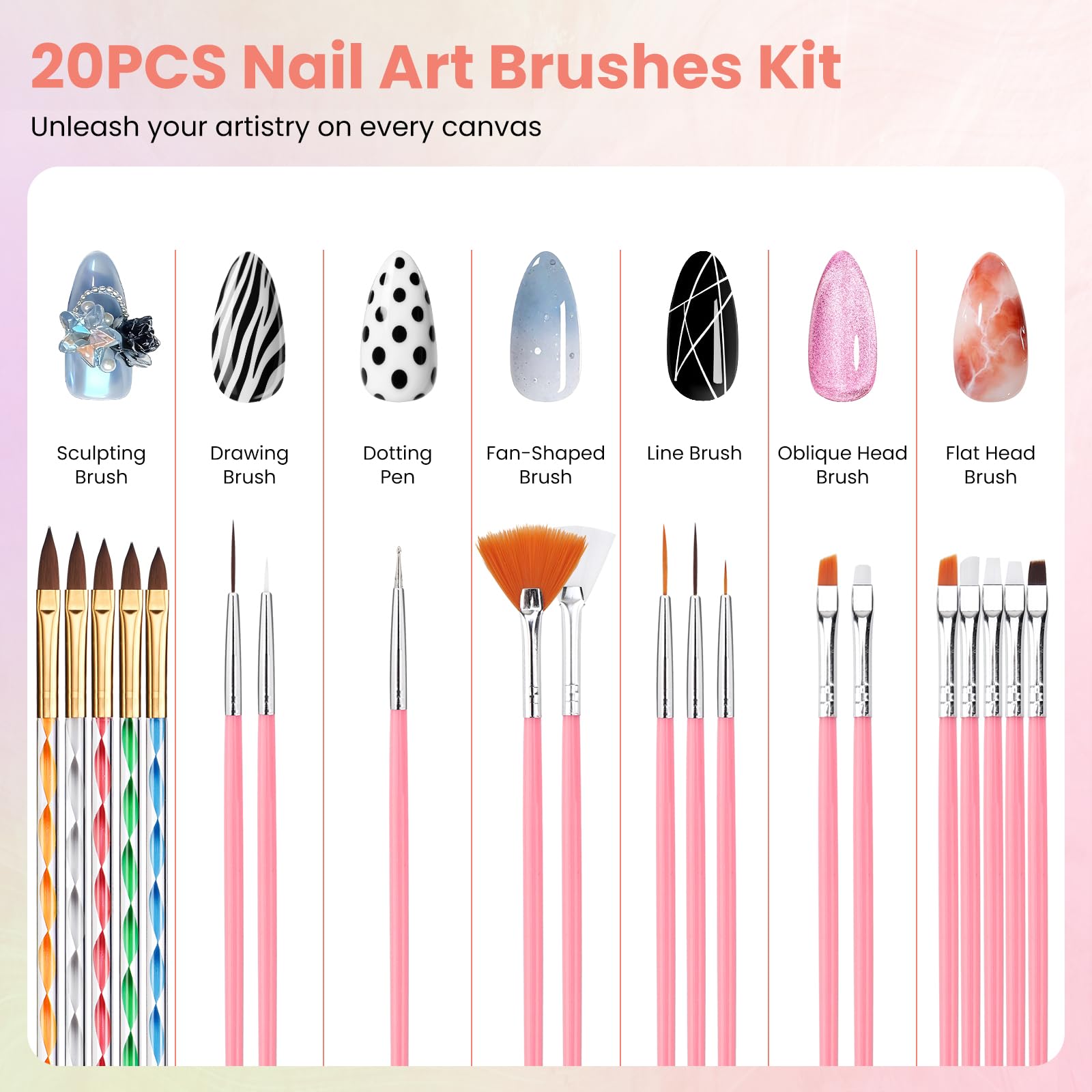Wilfniee Nail Kit for Beginners – All-in-One Acrylic Starter Set with UV Lamp & Gel Polish