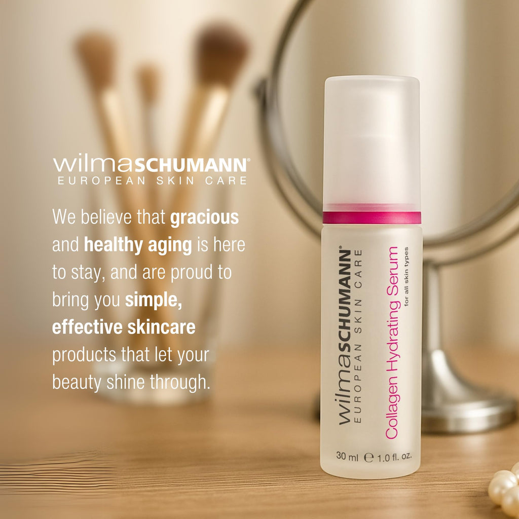 Wilma Schumann Collagen Hydrating Serum – 1oz | Rejuvenating Face Serum for Women