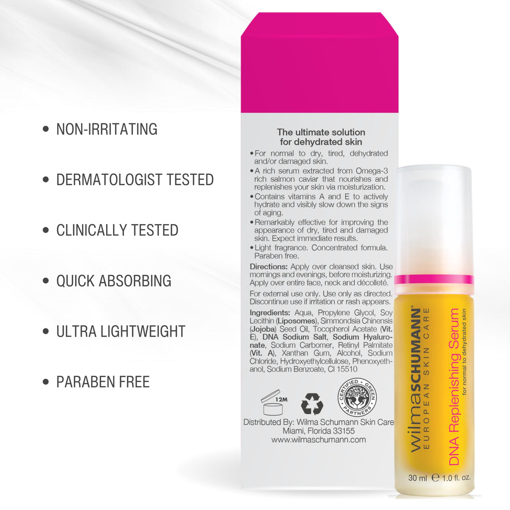 Wilma Schumann DNA Replenishing Serum for Face | Nourishing Facial Serum, 1 oz