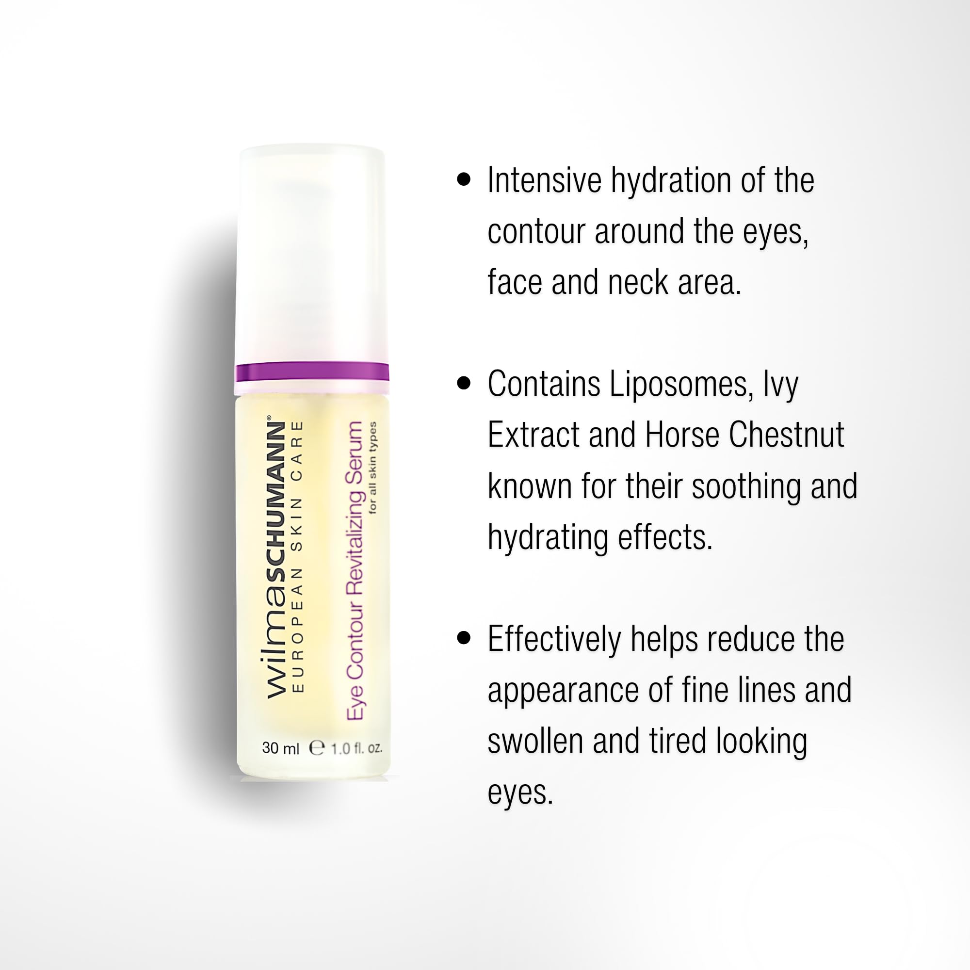 Wilma Schumann Eye Contour Revitalizing Serum – 1 oz | Eye Serum for Fine Lines