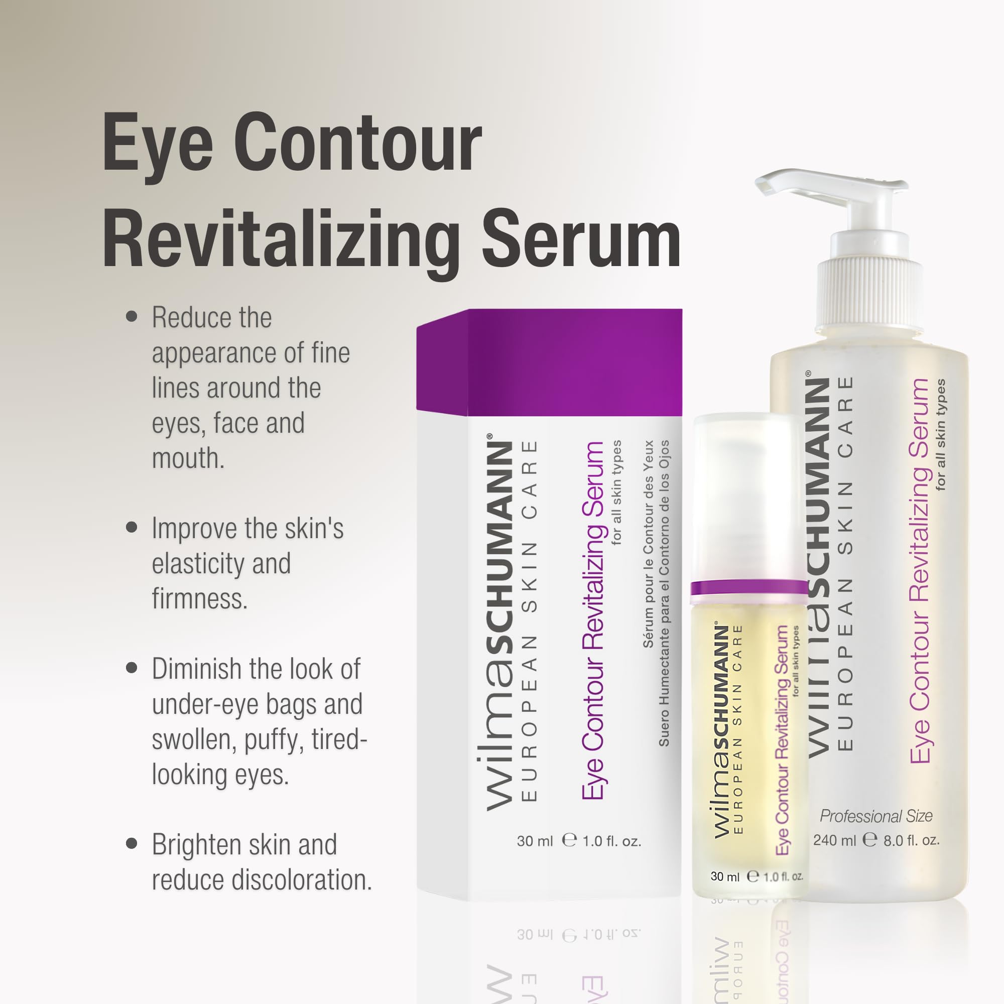Wilma Schumann Eye Contour Revitalizing Serum | Hydrating Eye Serum for Fine Lines