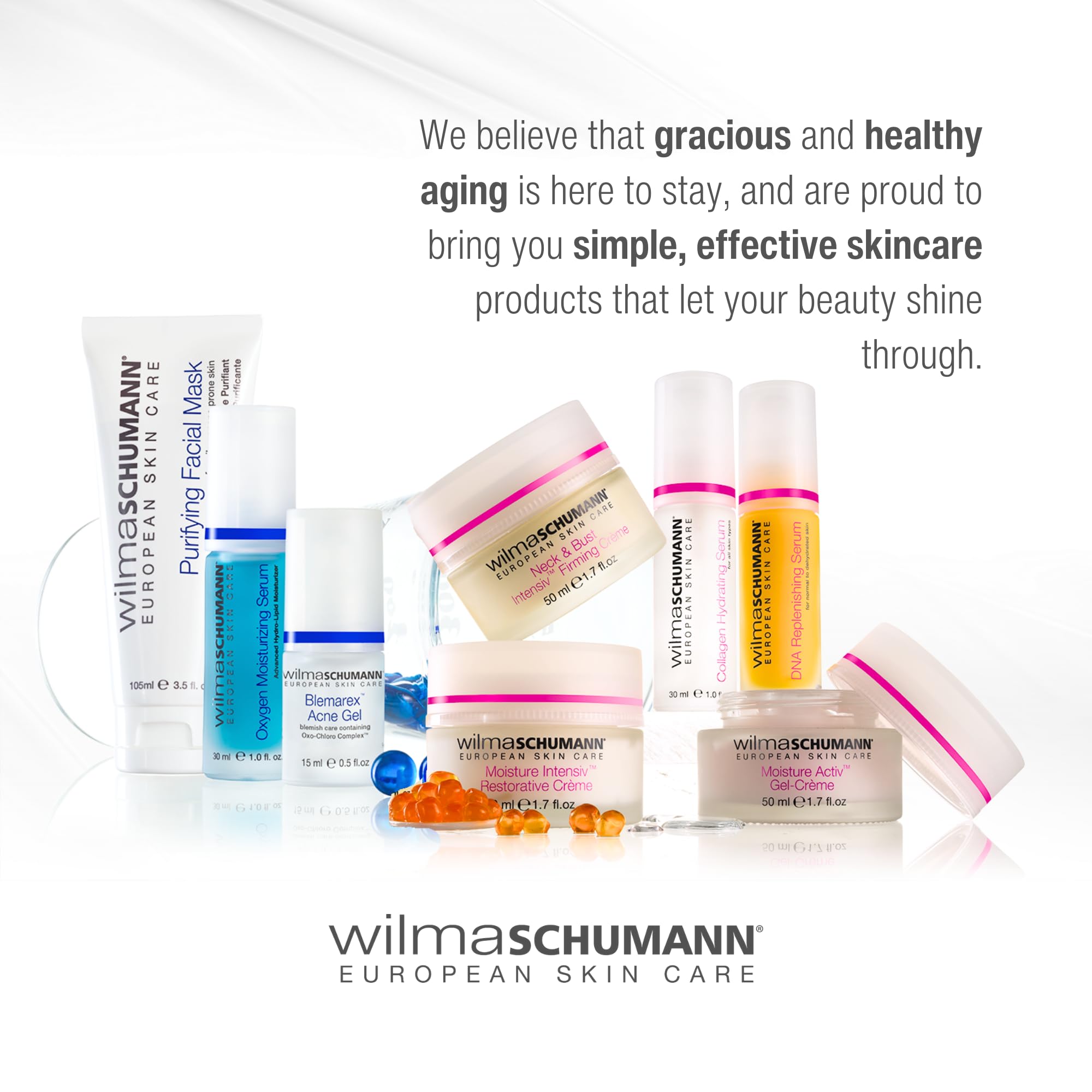 Wilma Schumann Oxygen Moisturizing Serum – Hydrating Face Serum, 1 oz