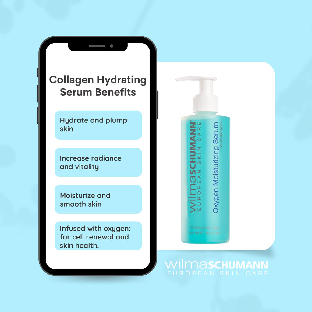 Wilma Schumann Oxygen Moisturizing Serum for Face | Hydrating Facial Serum, 8 oz