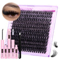 Winifred Lash Extension Kit – 50D Clusters 10–16mm with Bond & Seal