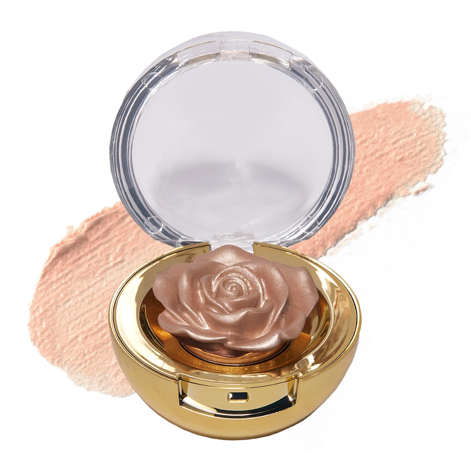 Winky Lux Cheeky Rose Cream Highlighter – Weightless, Blendable, Vitamin E, Champagne Glow
