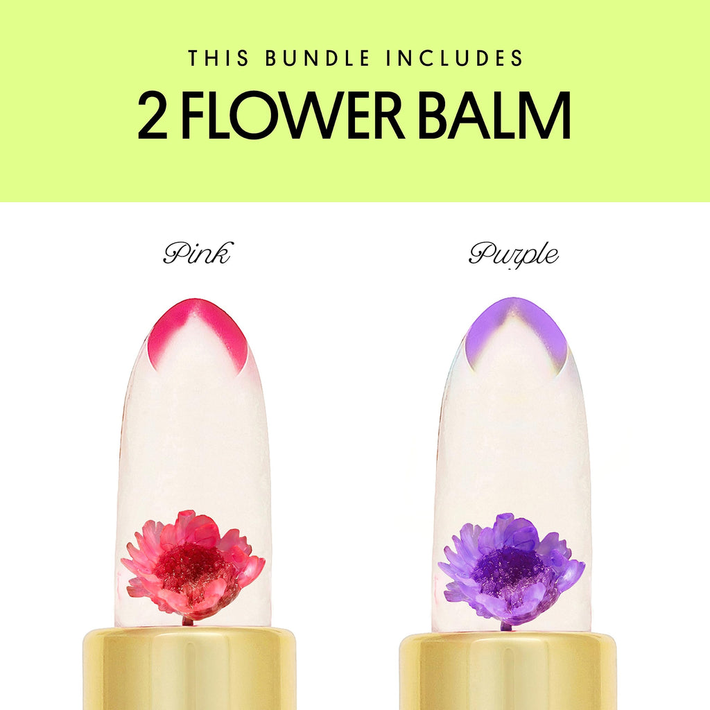 Winky Lux Flower Balm – pH Color-Changing Lipstick & Tinted Lip Balm (Vegan)
