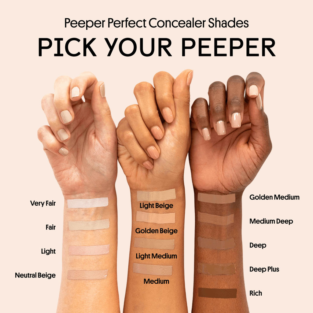 Winky Lux Peeper Perfect Under Eye Concealer – Full Coverage, Waterproof, with Collagen & Hyaluronic Acid